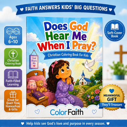 Does God Hear Me When I Pray? Coloring Book