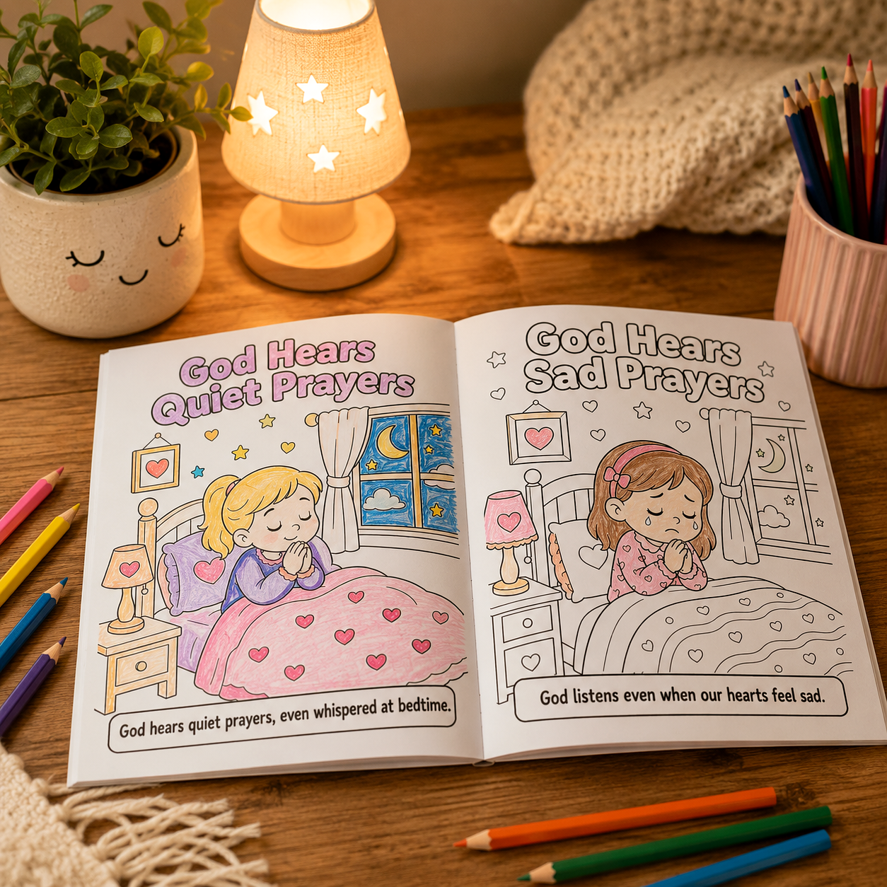 Does God Hear Me When I Pray? Coloring Book