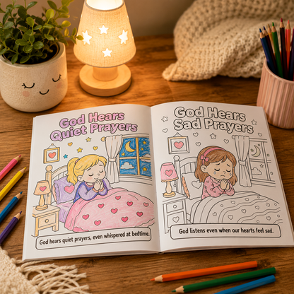 Does God Hear Me When I Pray? Coloring Book