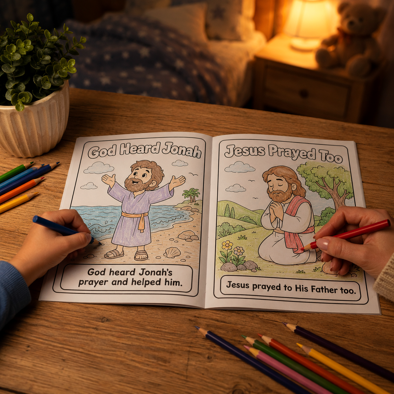 Does God Hear Me When I Pray? Coloring Book