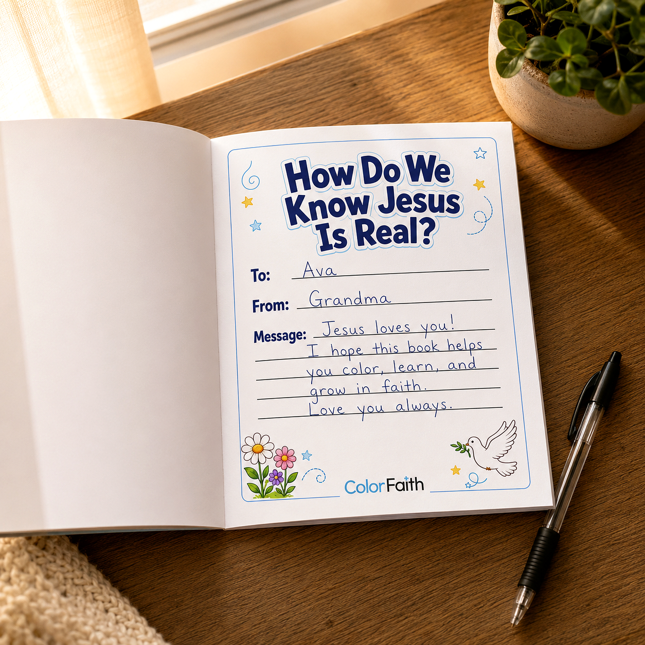 How Do We Know Jesus Is Real? Coloring Book