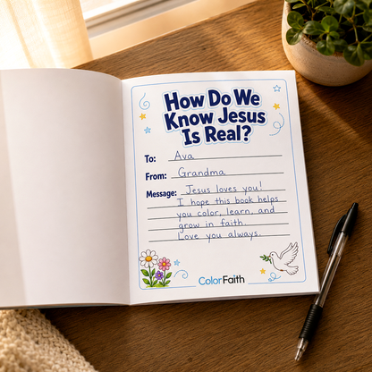 How Do We Know Jesus Is Real? Coloring Book